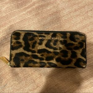 Michael Kors Leopard Wallet